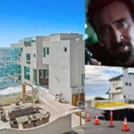 Cratera de grandes proporções surge em Malibu e afeta acesso à mansão de Nicolas Cage